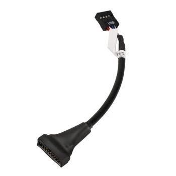 

USB3.0 to USB2.0 20Pin Male to 9Pin Female Cable Adapter Converter UND Sale