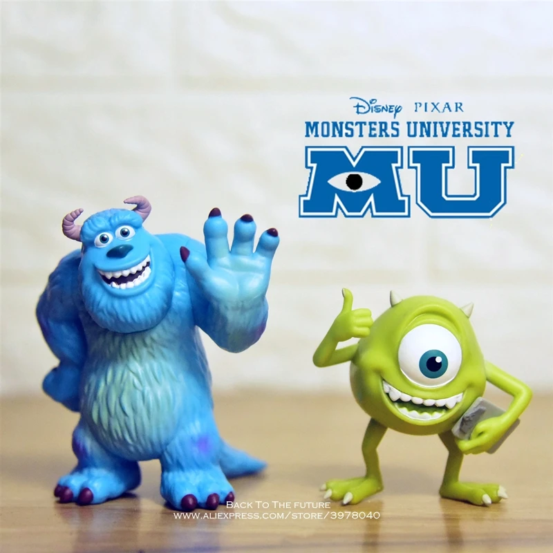 

Disney Monsters University Mike Wazowski Sullivan 5-7.5cm Action Anime Decoration Collection Figurine Toy model for children