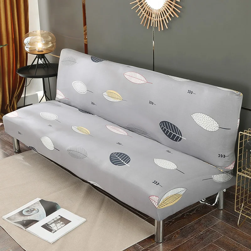 Universal Size Sofa Bed Cover Armless Elastic Couch Covers Folding Seat Slipcover Washable Stretch Covers Cheap Home Hotel - Цвет: 06