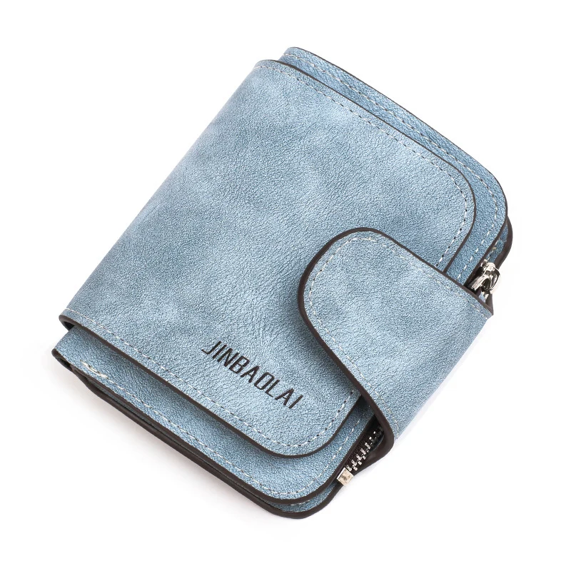 

JINBAOLAI Casual Cute Small and Fresh Student's Wallet Women's Wallet Korea Style Zip Fastener Casual Change Free Shipping