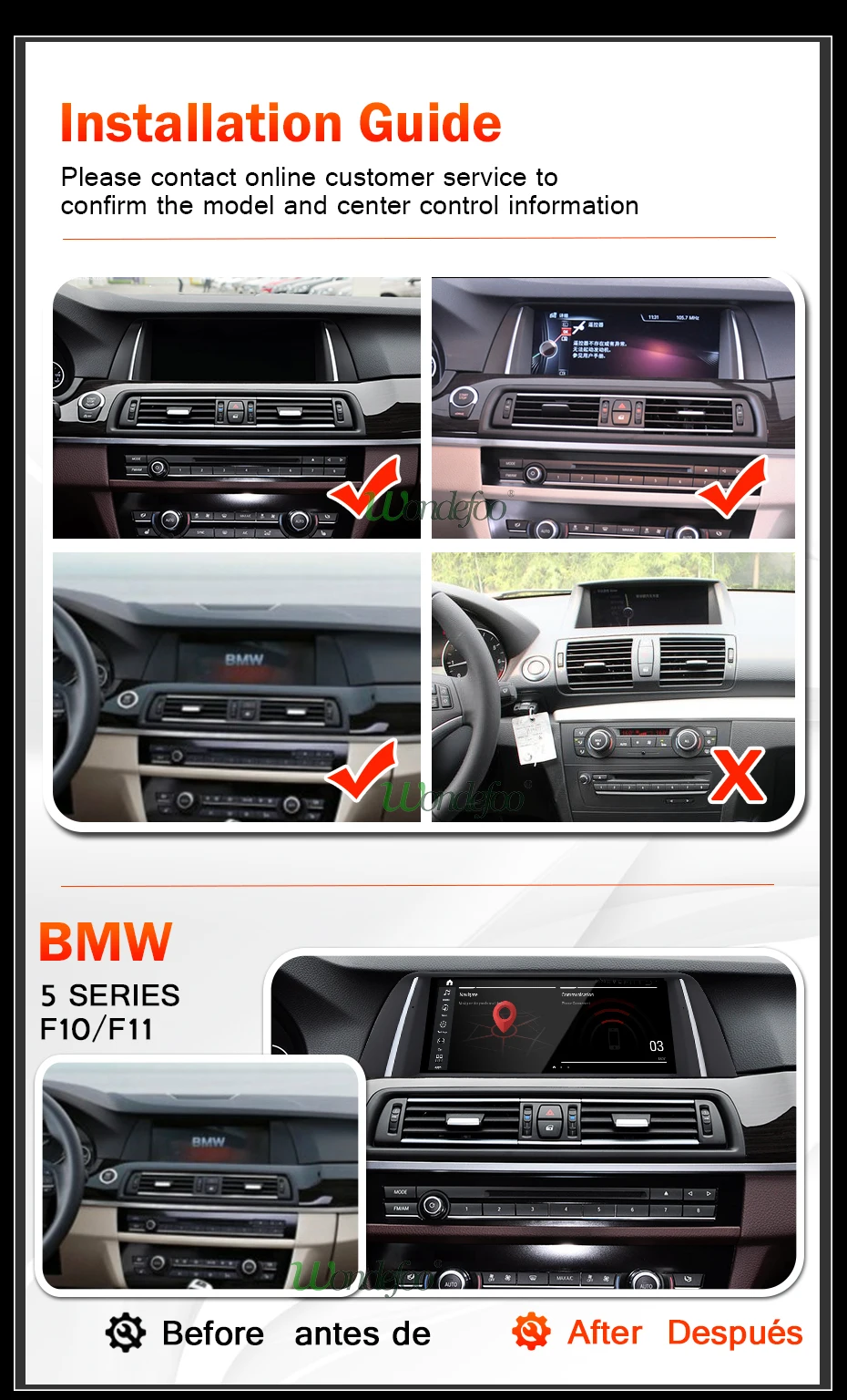 Android 9,0/7,1 ips 4G 64G автомобильное радио gps для BMW 5 серии 520i F10 F11 2010- CIC NBT ГЛОНАСС навигация без DVD плеера