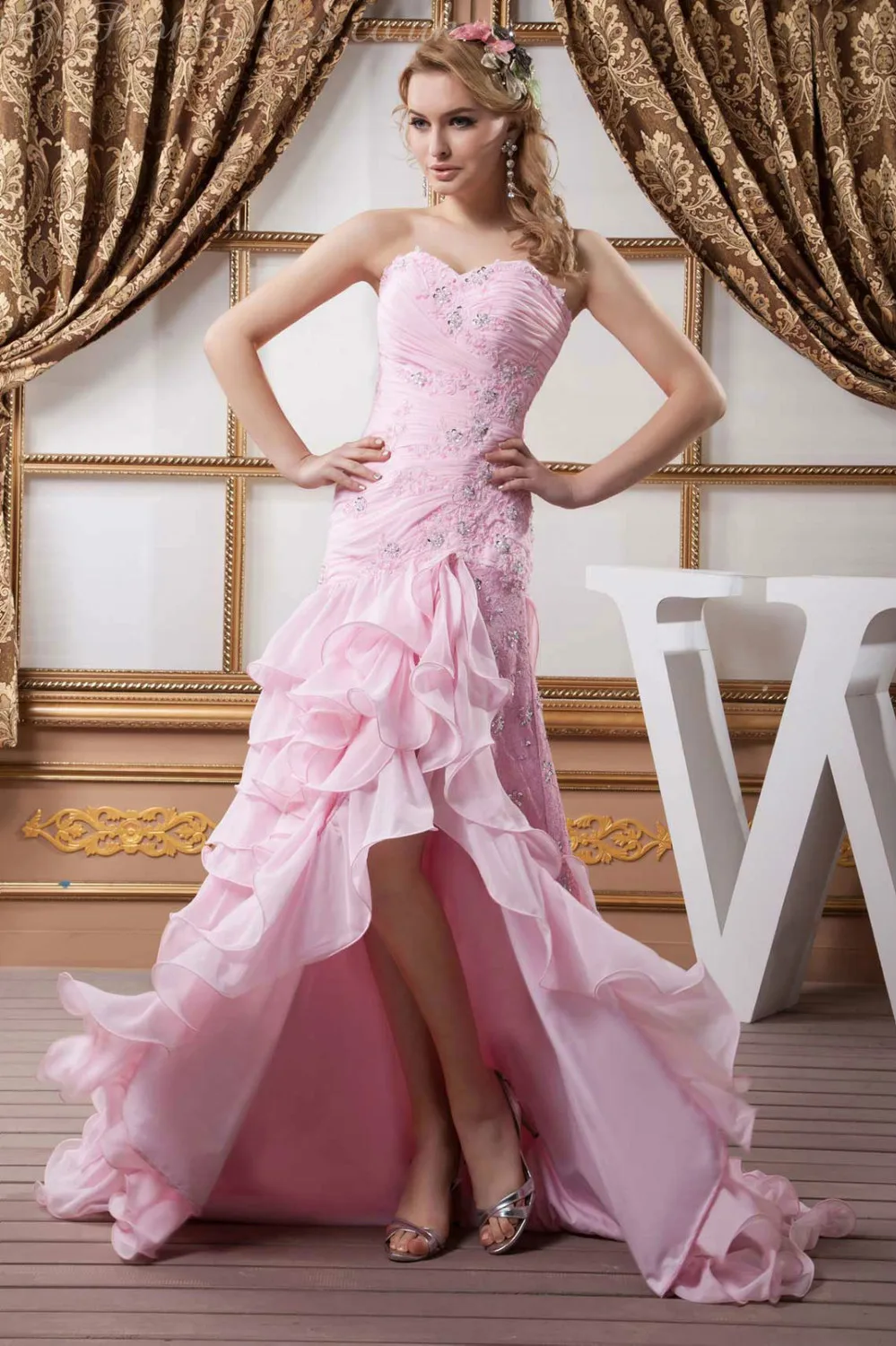 Gratis Verzending 2018 Nieuwe Hoog Laag Kralen Roze Formele Gown Party Pageant Korte Voor Lange Terug Prom Bruidsmeisje Jurken Gratis Verzending 2018 Nieuwe Hoog Laag Kralen Roze Formele Gown Party Pageant Korte Voor Lange Terug Prom Bruidsmeisje Jurken