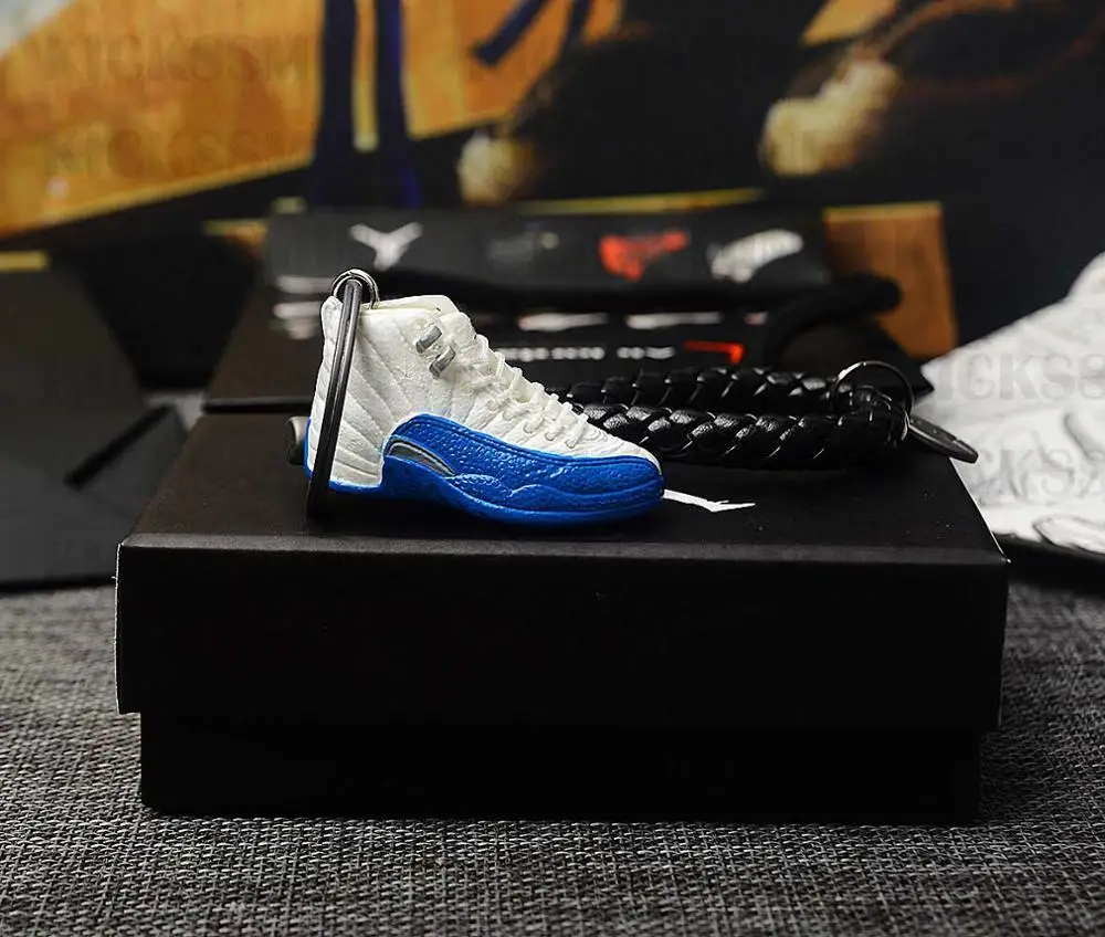 Дропшиппинг индивидуальность DIY Air Jordan Generation AIR JORDAN12 стерео 3D мини-кроссовки фигурный брелок для подарка