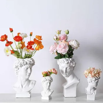 

Moderne Scandinavische Stijl Creatieve Portret Vaas Menselijk Hoofd Decor Orn Hars David Medici Venus Vaas Woondecoratie M1