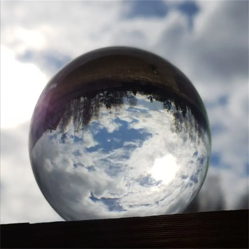 60 см прозрачный стеклянный хрустальный шар фэн-шуй фотография хрустальный шар украшение автомобиля гадания кварцевый волшебный стеклянный шар для домашнего декора