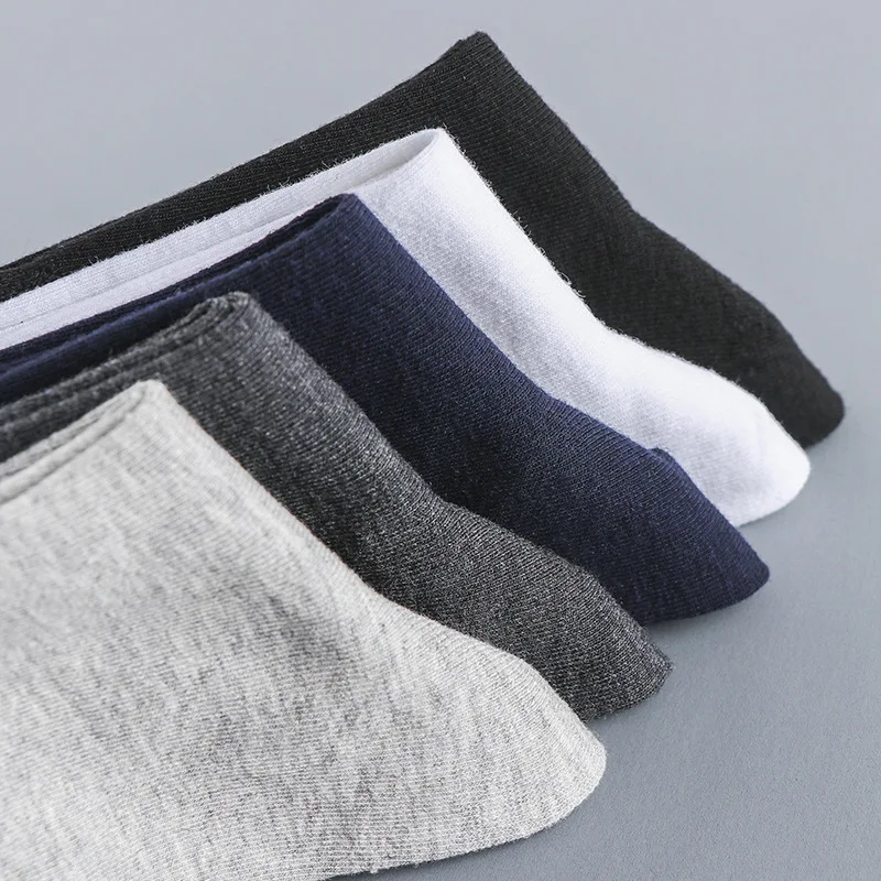 2019 Men's Cotton Socks New styles 10 Pairs / Lot Black Business Men Socks Breathable Autumn Winter for Male