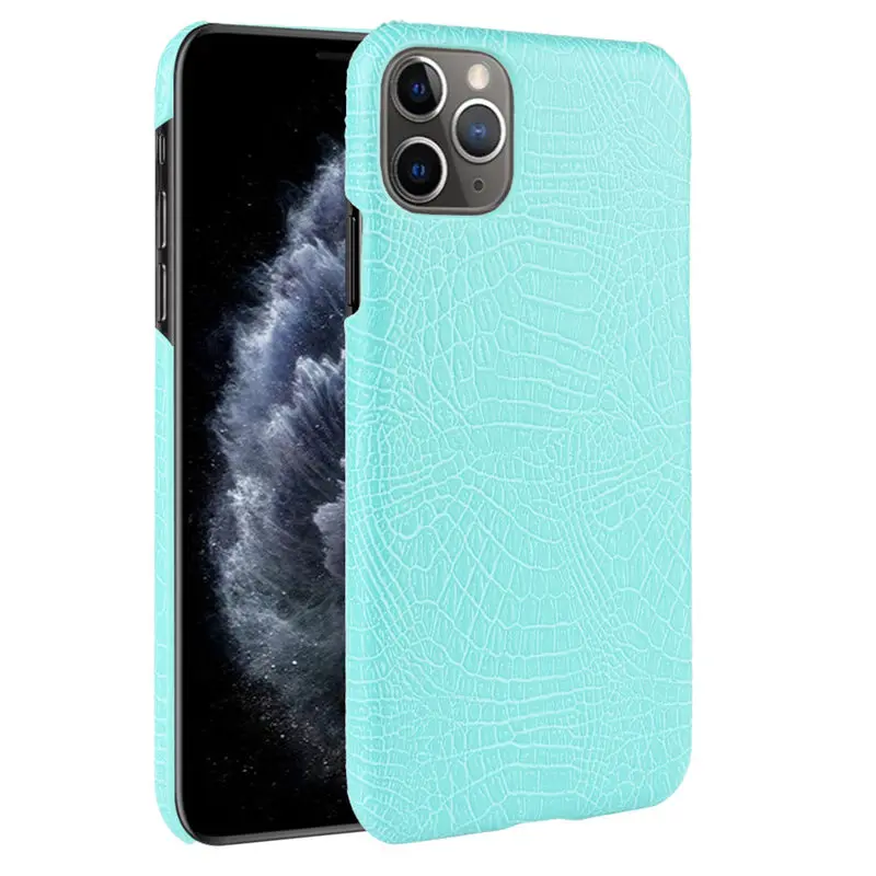 Тонкие чехлы из крокодиловой кожи для телефонов iPhone 11 Pro Max задняя крышка