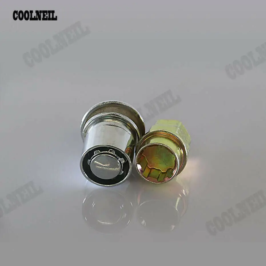 M12 x 1,5 4+ 1 шт. Алюминий сплав автомобиль, Автогонки стопорных колец болтовые гайки консоль тюнера анти Thieft серебро