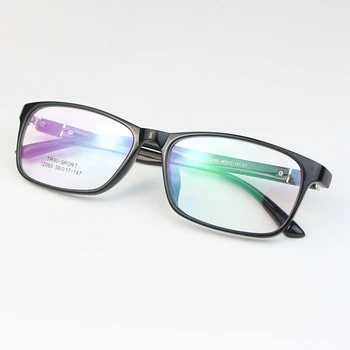 

DRDAR Women's Men Unisex Eyeglasses Frames 12060 Fashion wild plain glass black tr 90 Square Optical frame