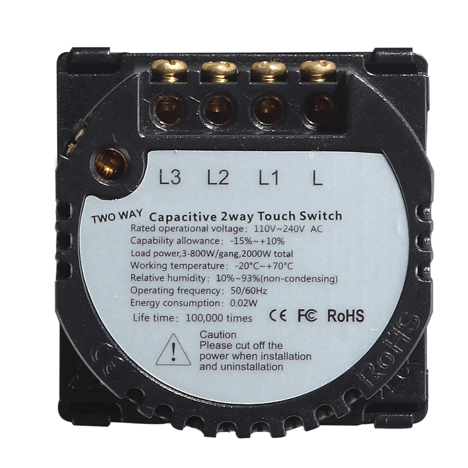 2way parede interruptor de luz sensor de