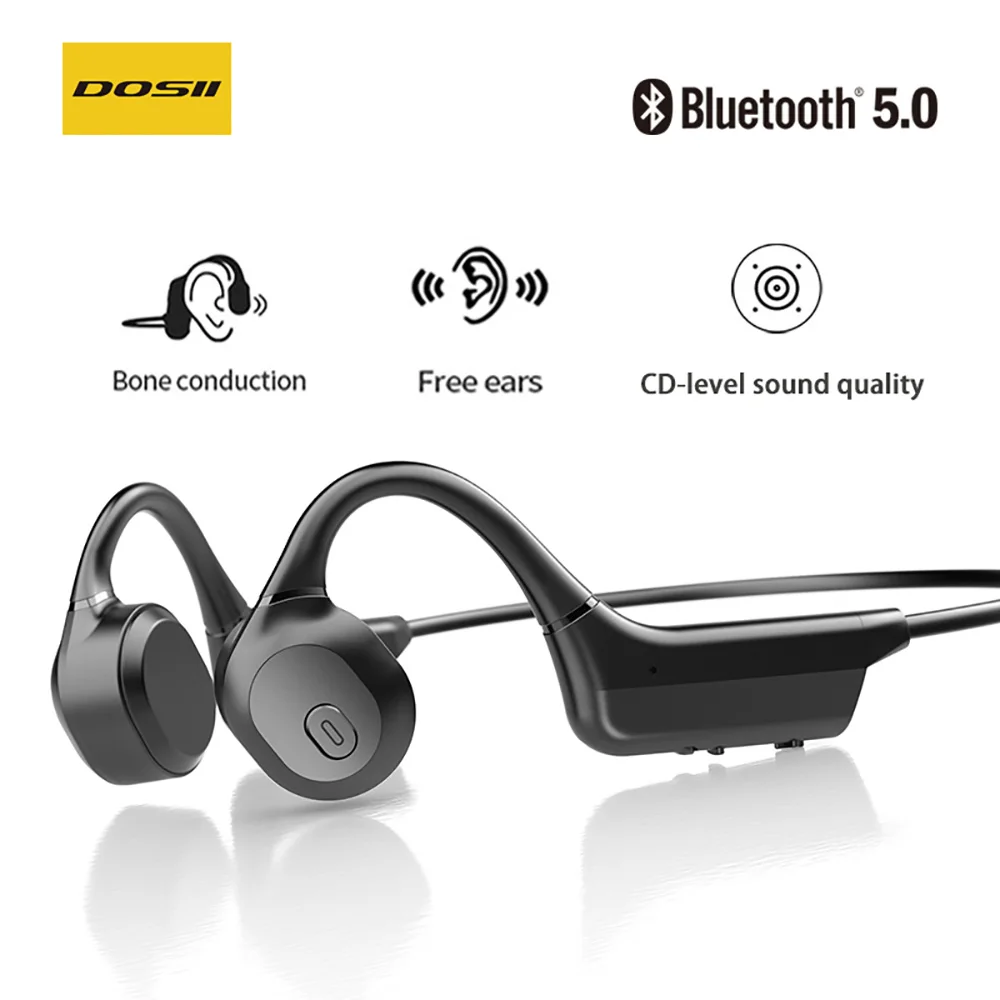 For Xiaomi Huawei Samsung tws Bluetooth Earphone Wireless Bone Conduction Headphones Sports HIFI Stereo Earbud With Microphone
