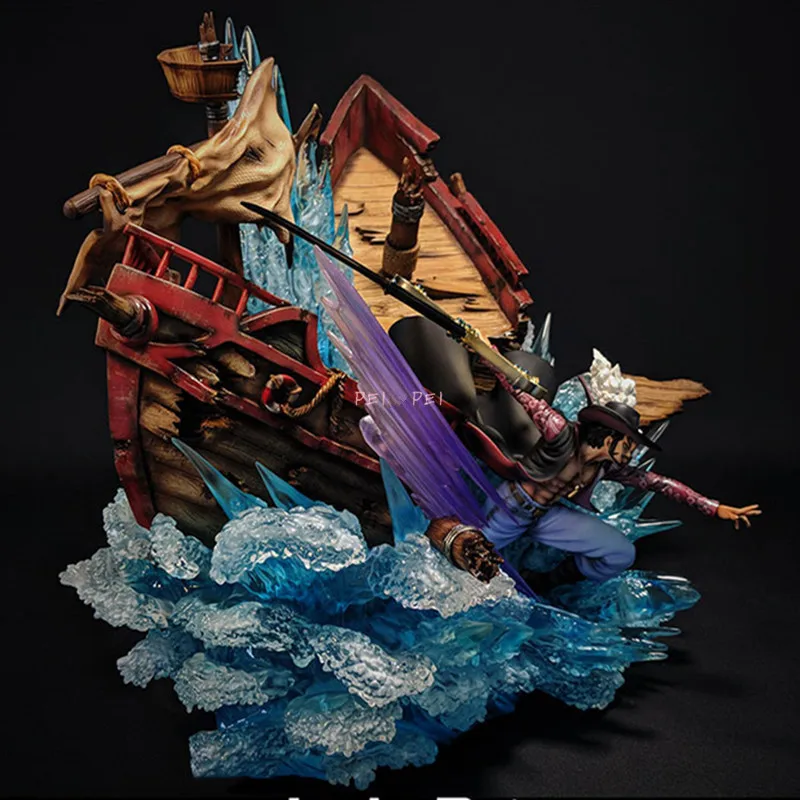 Animation Art Characters Japanese Anime In Stock One Piece Seven Warlords Of The Sea Dracule Mihawk Resin Figure Statue One Piece Zsco Iq