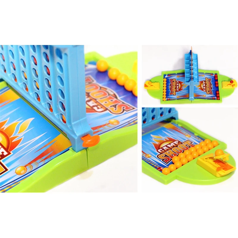  Desktop Pinball Machine Ejection Four Pieces Table Game Table Parent-Child Interactive Decompressio