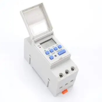 

1pc Electronic Weekly 7 Days LCD Power Weekly Program 16A AC220V/50Hz Digital Time Timer Switch Relay Din Rail 12V 24V 110V 220V