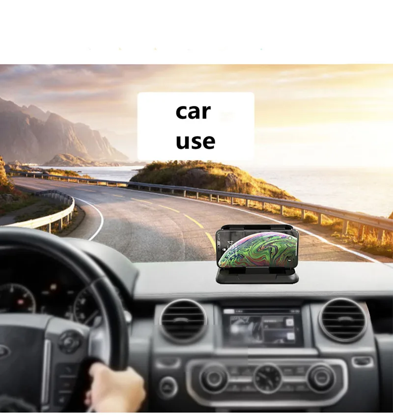 Universal Dashboard Telefon Halter für Auto Anti-Slip Silikon Saug Pad Einstellbare Smartphone Unterstützung Auto Telefon Halter Halterung