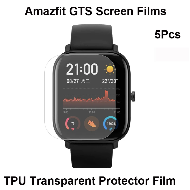 Защитная пленка Amazfit GTS чехол для Xiaomi Huami Amazfit GTS защитная пленка TPU Мягкие силиконовые прозрачные чехлы