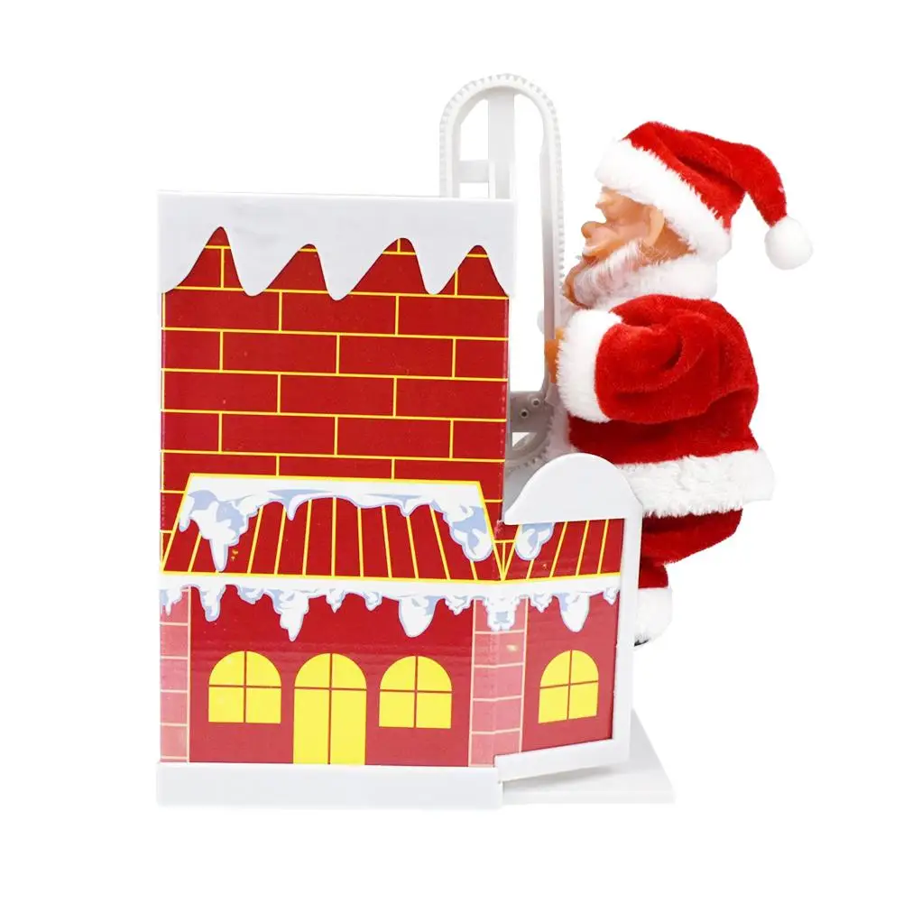 

Christmas Santa Claus Chimney Music Doll DIY Assembly Electronic Toy Kids Gift
