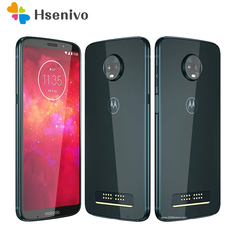 Motorola Z3 gioca ricondizionato-Moto Z3 gioca XT1929-4 cellulare Android 4GB RAM 64GB ROM 5.5 ''13.0MP NFC 2160*1080 4G LTE