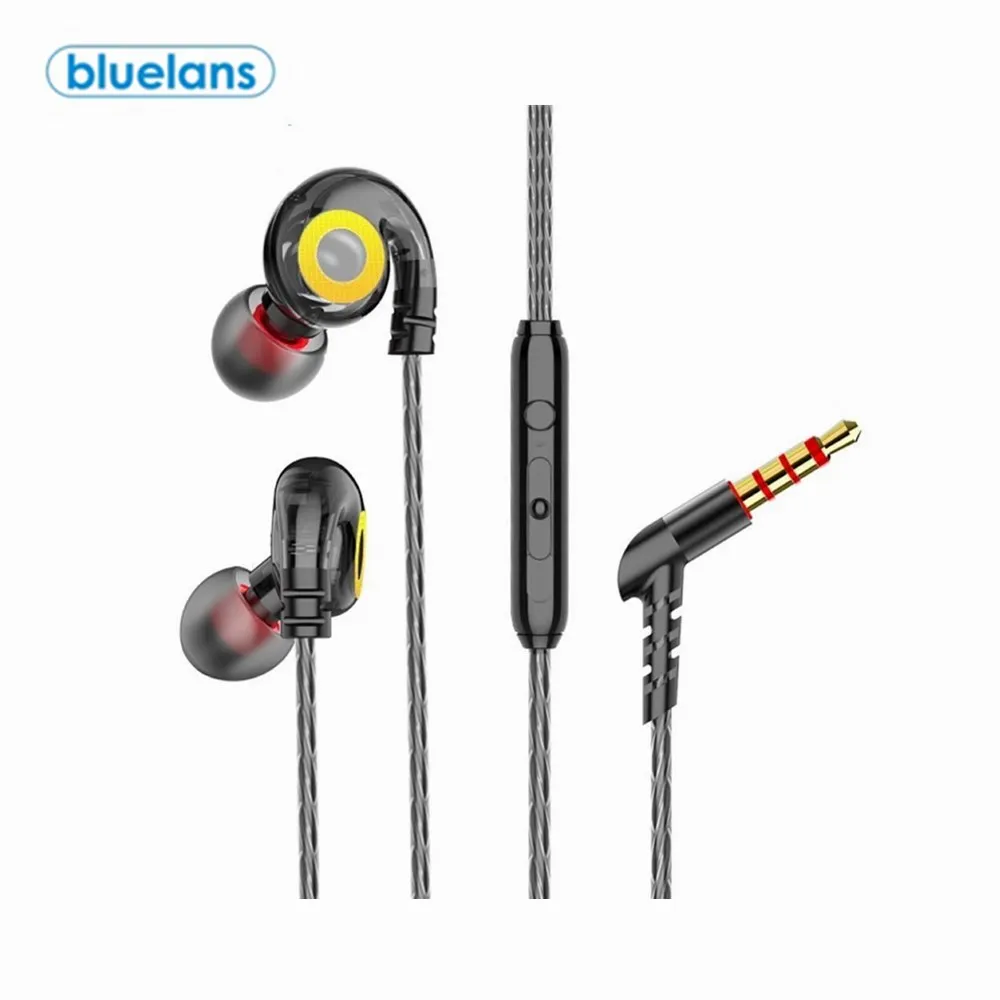 

T05 In-Ear Universal Stereo HiFi Music Wired Earphone Headset with Microphone Ergonomics Sports Gaming Earbud For Phone PC