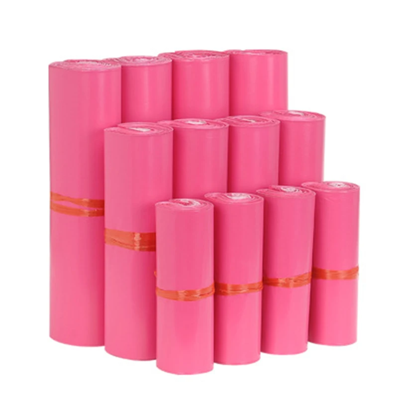 50Pcs PE Plastic Self-Seal Mailbag Poly Envelope Waterproof Postal Courier Bags Delivery Package Packaging courier bag