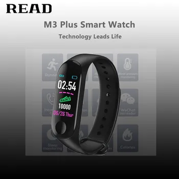 

M3 Plus Smart Watch Men Sport Watch Waterproof Bluetooth Wristband Fitness смарт часы Tracker Heart Rate Blood Pressure Bracelet