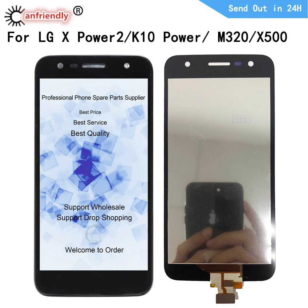 5 &quotЖК-дисплей для LG X Power 2 K10 X500 M320G ЖК-дисплей сенсорная панель экран модуль