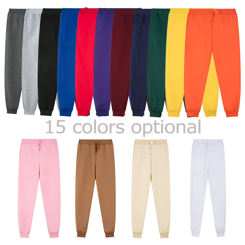 capri sweatpants 2021 New Woman Jogger Brand Woman Pants Casual Trousers Sweatpants Joggers 13 Color Casual FITNESS STUDIOS Fitness Workout Sweat white capri leggings