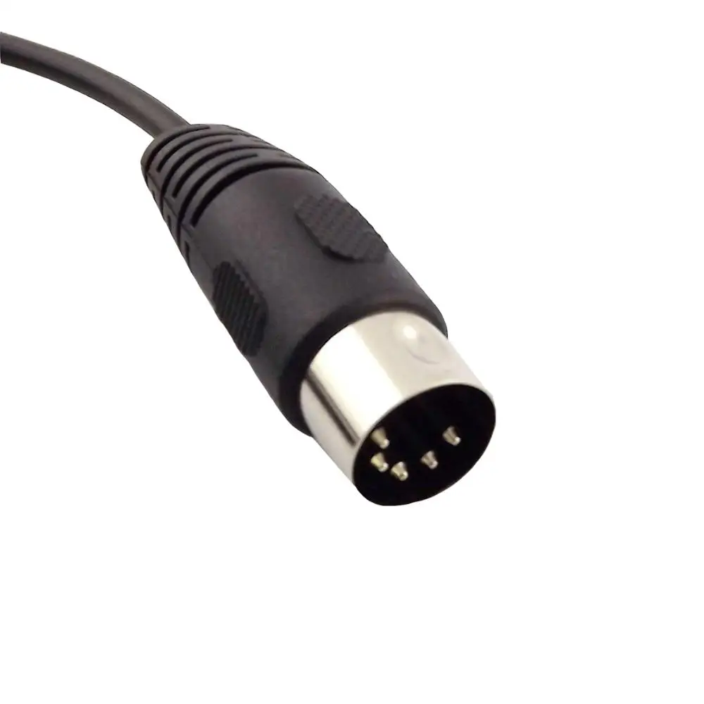 1 Din 5 Pin MIDI штекер 3 мм стерео аудио адаптер Соединительный кабель футов/1 м|Кабели
