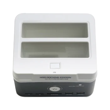 

2.5 3.5 inch SATA I/II/III 2 Bay Hard Disk Docking Station SSD HDD Case