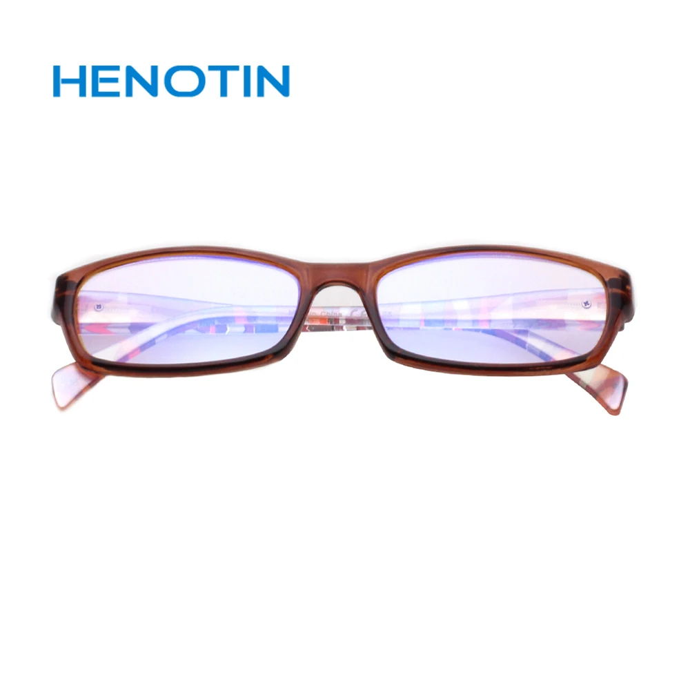 Henotin gafas de lectura redondas de moda con bisagras de primavera para lectores de hombres y mujeres gafas de dioptria 0,5, 1