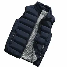 [High Quality] 10-Color Waistcoat Autumn And Winter Warm down Feather Cotton-padded Clothes Korean-style Fashion Handsome Large