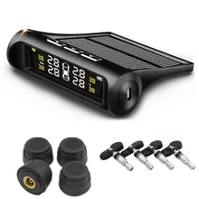 Система контроля давления в автомобильных шинах внутренний внешний датчик солнечные TMPS контрольные колеса Беспроводная сигнализация давления в шинах