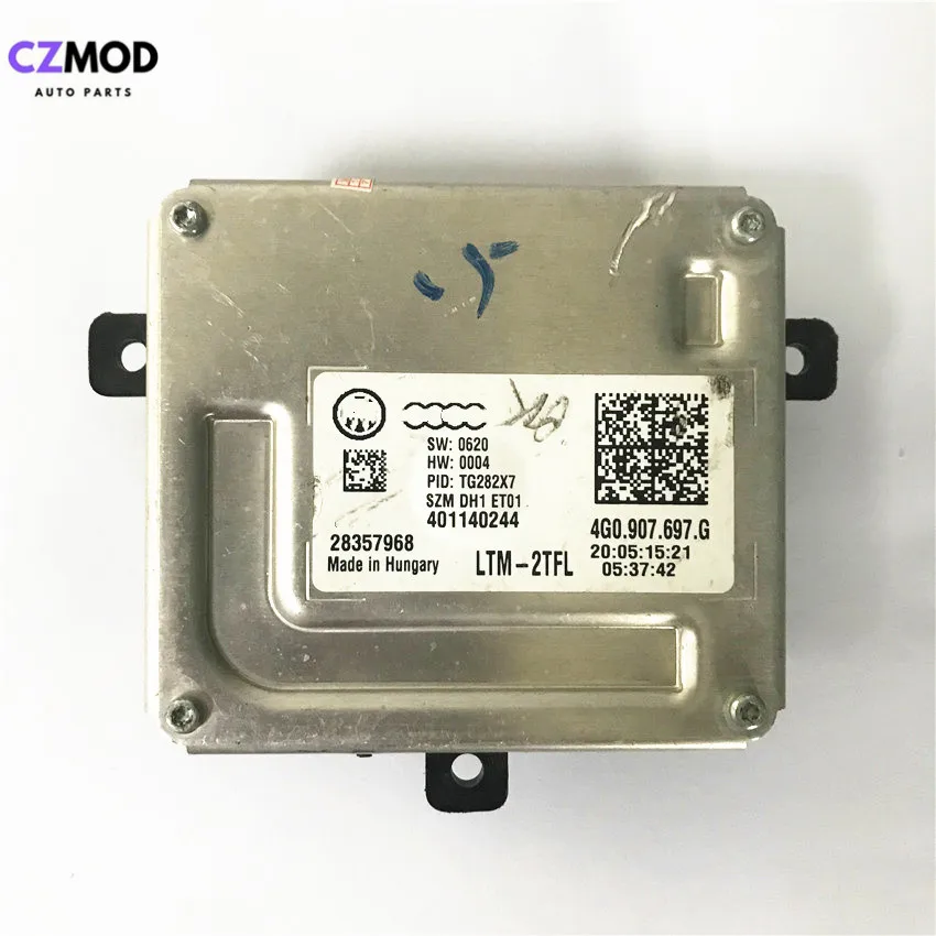 CZMOD 4G0. 907.697.G ксеноновые светодиодные дневные ходовые огни на передних фарах модуль управления драйвером матрица 28357968 4G0907697G автомобильные аксессуары(б/у