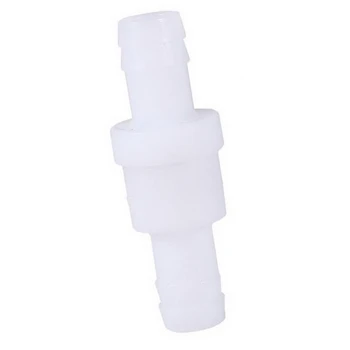 

New Plastic One-Way 12mm Non-Return Water Inline Fluids Check Valves for Fuel Gas Liquid