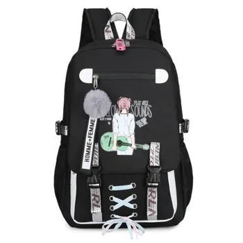 

Large school bags for teenagebig High School bag youth Leisure College girls usb with lock Anti theft backpack women Book bag