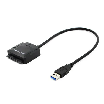 

2.5/3.5-inch Hard Drives USB 3.0 to SATA Adapter Cord High Speed SDD HDD Data Line Cable 50cm