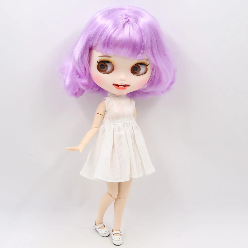ICY 1/6 Blyth Кукла под заказ № BL7008 белая кожа и суставное тело с открытым ртом матовое лицо для девочки Подарочная игрушка