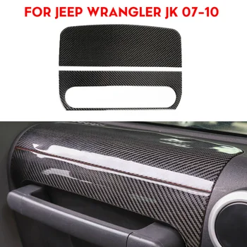 

2pcs Dashboard Cover Trim ​Grain Parts Replacement For Jeep Wrangler JK 07-10