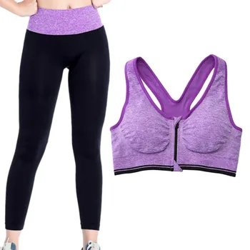 

Women Bra Set Women Gym Sporting Playsuit Clothing Exercise Top Sport Bra Leggings Set Sports Wear Gym Athletic Set