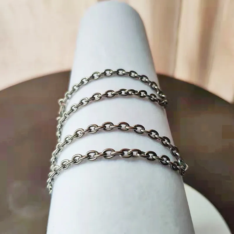 Mens Ti Chain Bracelet Boyfriend Gift Jewelry 3.5 mm Wide x 19.5 cm Long