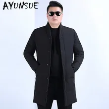AYUNSUE зимнее пальто Мужская 90% белая куртка-пуховик корейская мода плюс размер мужской пуховик теплая парка Casaco Y58 YY1355