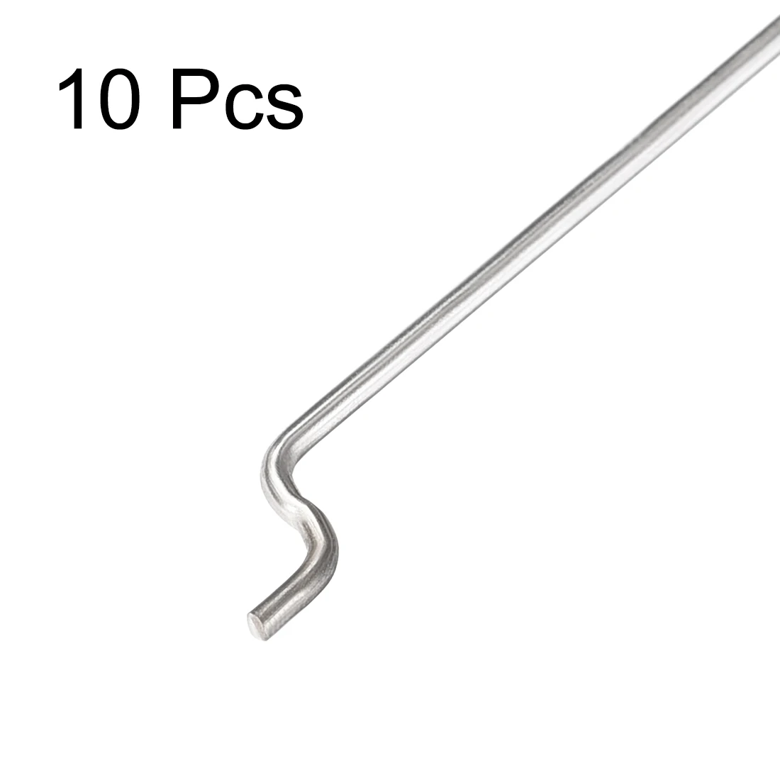 Steel Z Pull/Push Rods 10pcs 1mm Diameter 80/180/300/400mm For RC Airplane Boat Replacement