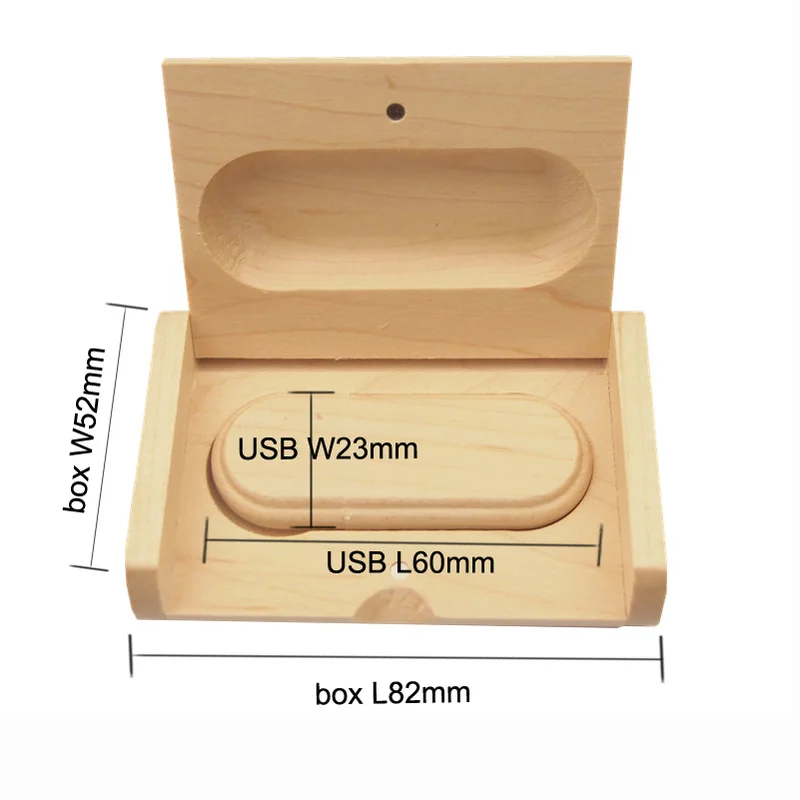 (10 шт. бесплатный логотип на заказ) Деревянный usb + коробка флеш накопитель 4 ГБ 8 16 32