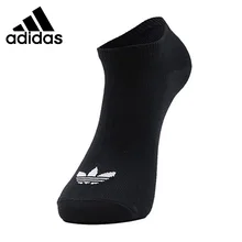 Original New Arrival Adidas Originals NO SHOW SOCK 3P Unisex Sports Socks( 3 Pairs