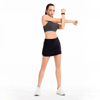 

High stretch shorts running fitness short skirt sports skirt ladies skirt breathable quick-drying skirt