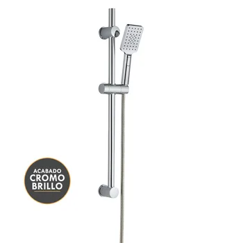 

Kibath hand shower Kit with 3 positions Whirlpool BER with shower bar and stainless steel flexo. Shower and supports in ABS