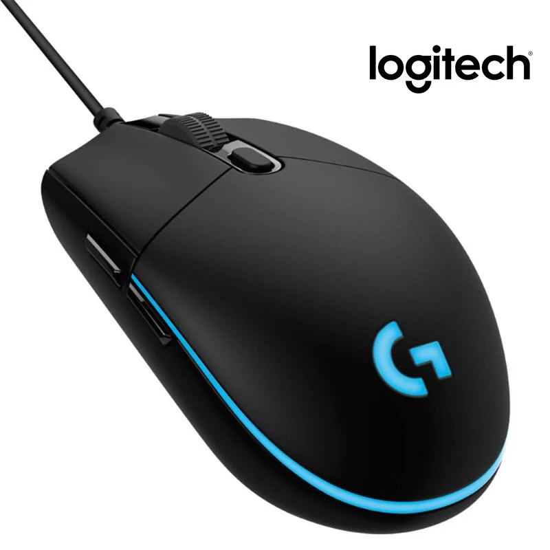 

Logitech G PRO Profession Gaming Mouse 12000DPI RGB 6 Buttons USB Wired Desktop PC Laptop Game Mouse For PUBG LOL Gamer Mice
