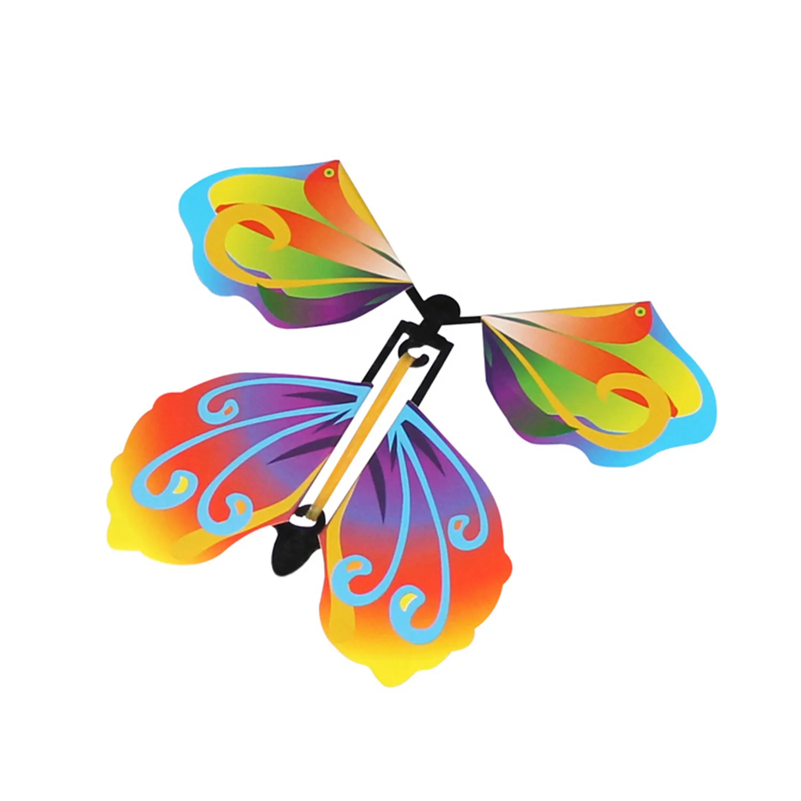 10 PCS Flying In The Book Fairy Rubber Band Powered Wind Up Butterfly Toy Magic Flying Butterfly Great Surprise Gifts For Kids