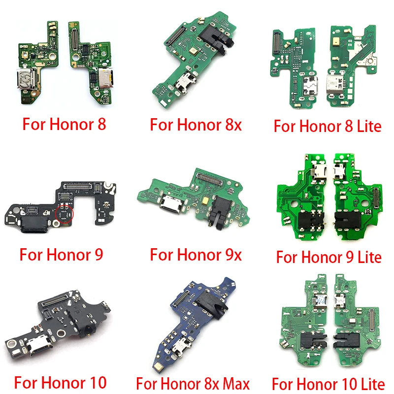 USB Power Charging Connector Plug Port Dock Flex Cable For Huawei Honor 20 Pro 5A 5X 10 9X 8X Max Play 8C 8 9 lite 9S | Мобильные