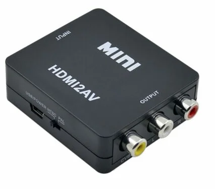 1080P HDMI К AV конвертер HDMI адаптер RCA HDMI К AV конвертер Горячий